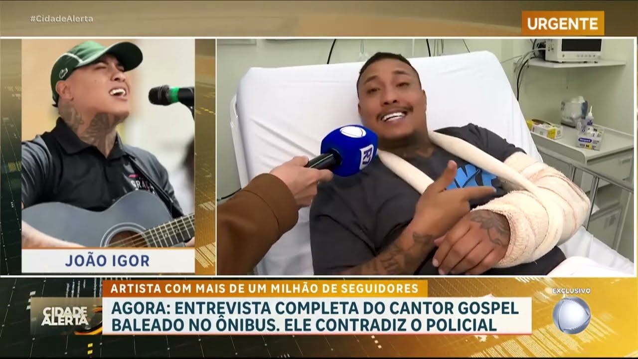 Cantor gospel famoso quebra o silêncio apos ser baleado no Terminal Rodoviário da Barra Funda