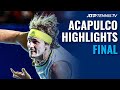 Zverev and Tsitsipas Battle for the Title | Acapulco 2021 Final Highlights