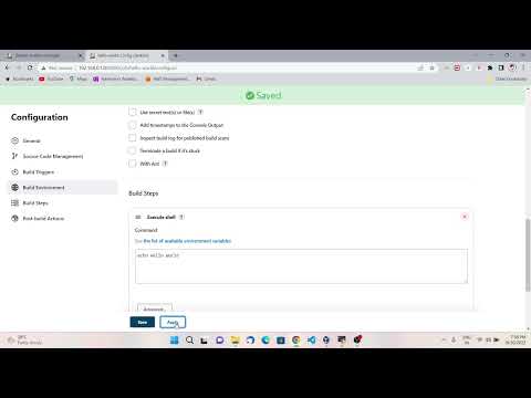 Jenkins Freestyle hello world Job