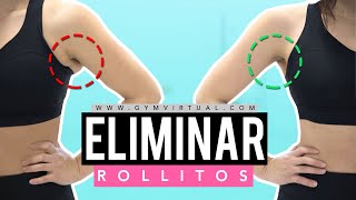 Eliminar los ROLLITOS de grasa debajo de la axila | Ejercicios para brazos bonitos y fuertes