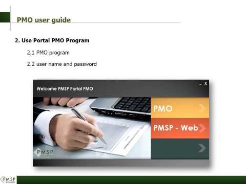PMSP Portal PMO user guide