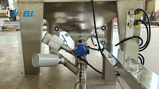 Automatic weighing and batching and vacuum feeding system of mixer