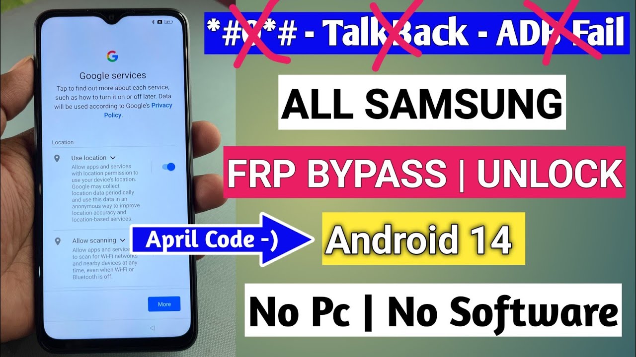 ALL SAMSUNG Galaxy FRP Bypass Android 14 Google Account Remove  One Click Samsung FRP Tool 2024