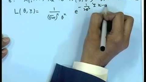 Mod-01 Lec-29 Estimation - III