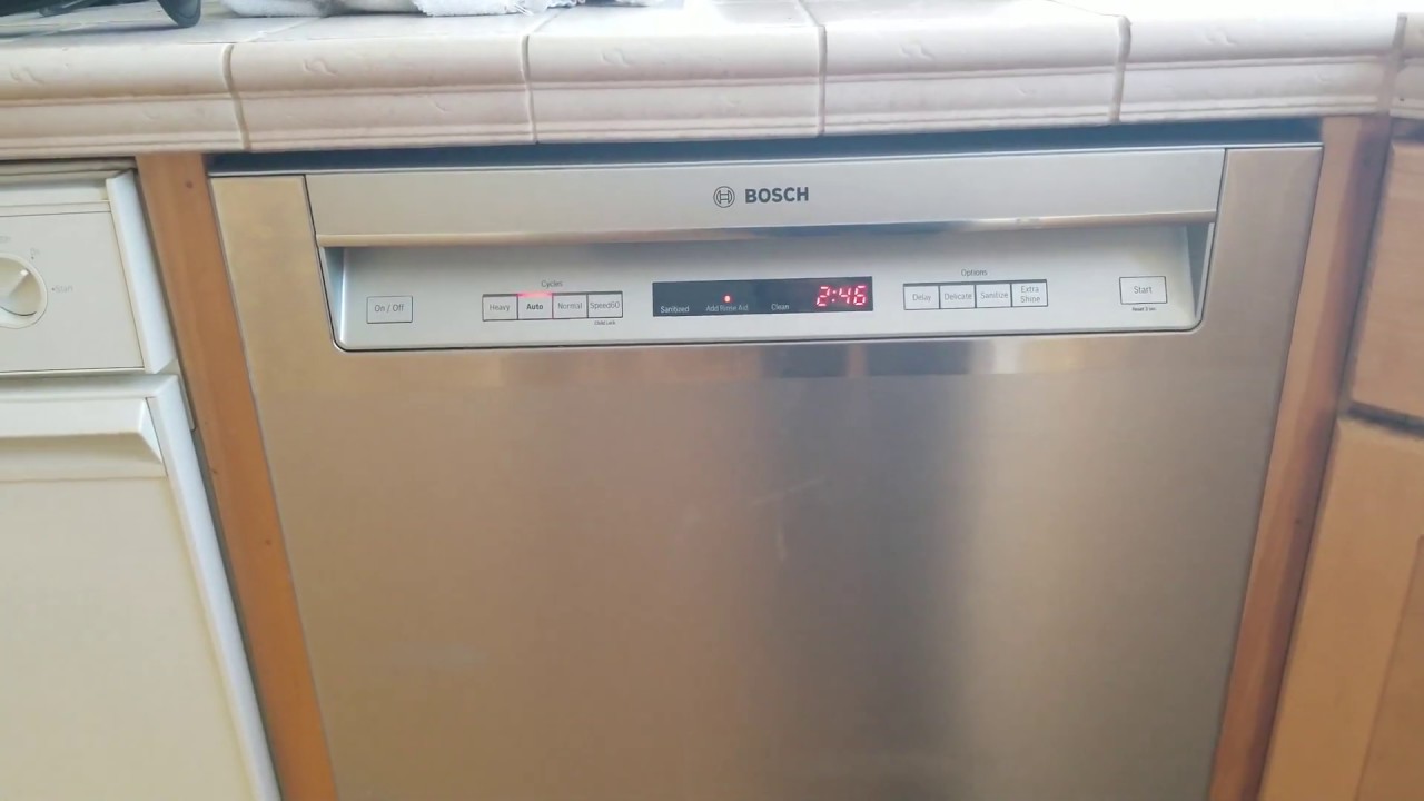 Using the Bosch Dishwasher in the Kitchen YouTube