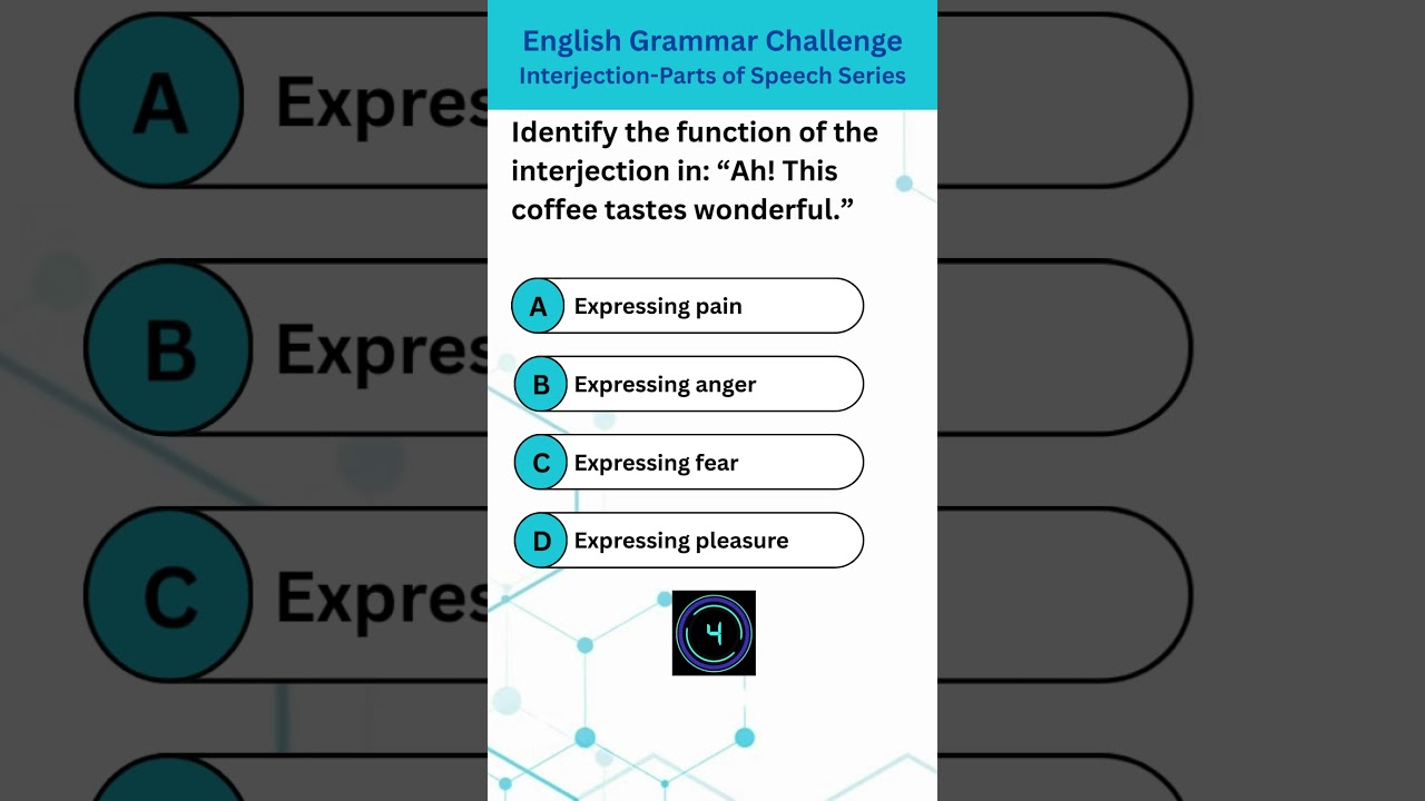 Q6 Interjection Mastery: Tricky MCQs to Test Your Grammar Skills| Test Your Knowledge Now!
