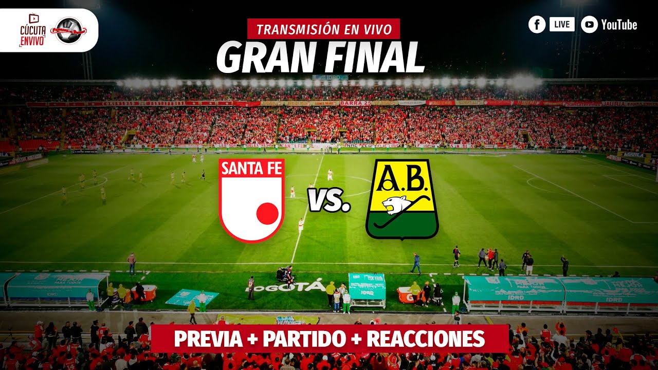 ¡GRAN FINAL! SANTA FE vs. BUCARAMANGA 🏟 Liga BetPlay 2024 - 1 (Partido ...