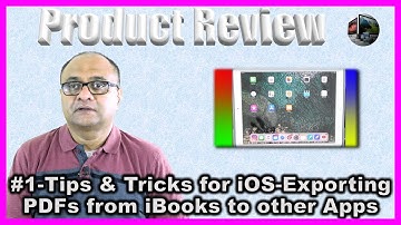 #1 Tips & Tricks for iOS Exporting PDFs from iBooks to Other Apps