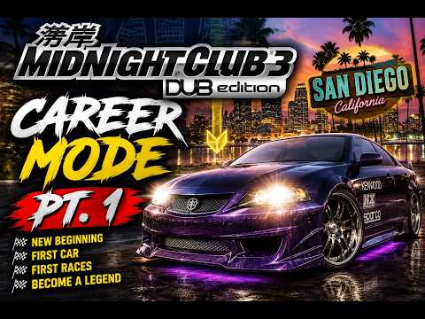 Midnight Club 3: DUB Edition Career Mode Part 1 | San Diego Begins! (PS2)