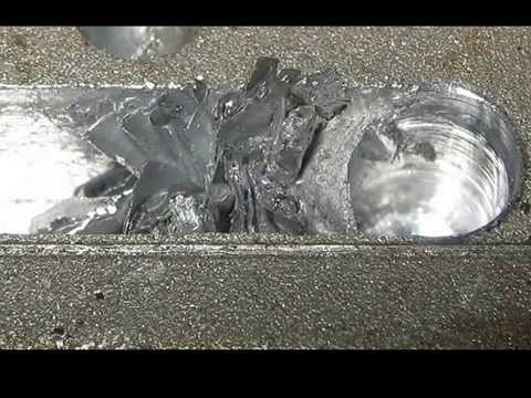 Cutting slots in aluminum