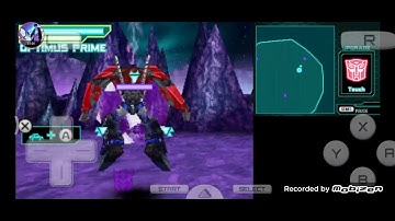 Transformers Prime drastic emulator gameplay #1 Optimus Prime vs Megatron