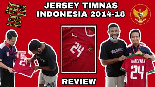 JERSEY TIMNAS INDONESIA 2014-18 (Beruntung bisa Dapet tanda tangan langsung ka Marinus manewar)