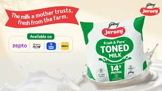 Godrej Jersey Toned Milk | Trusted by mothers