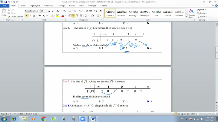 Cách nhận biết hàm số có bao nhiêu cực trị năm 2024