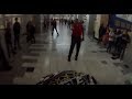 Riding Dirt Bike Through School!