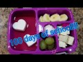 Week 22 - What She Ate - School Lunches - Bento box style