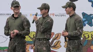 지상군페스티벌 둘쨋날 팀지상군 [민혁 박진영 하성운 옹성우 등] 전부 군가잘함 1편 @ 2023 지상군페스티벌(231007)