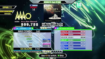 [DDR A3] DDR TAGMIX -LAST DanceR- (DSP-14) 999,780 PFC
