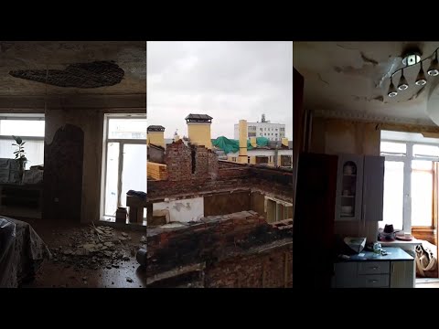 В Оренбурге восстановление дома на пересечении улиц М.Горького и Советской до сих пор не завершено