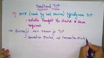 TCP | Traditional | HTTP | MC | Mobile Computing | Lec-44 | Bhanu Priya