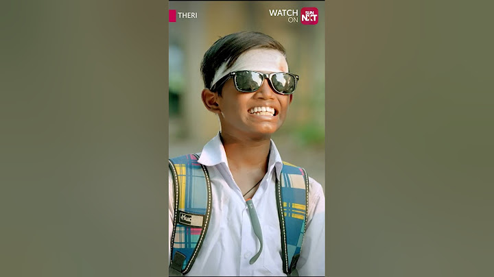 Mass ah irukaru la ? | #Theri #thalapathyvijay #samantha #nainika | #sunnxt #shorts