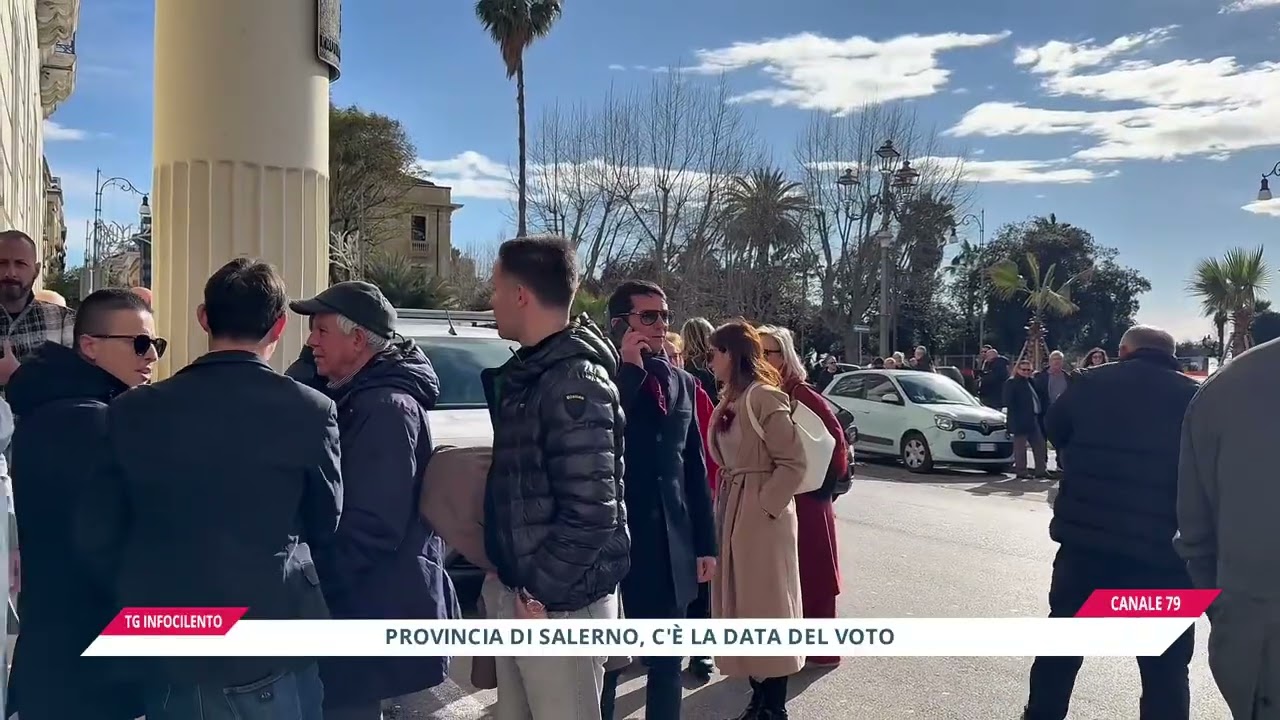 Provincia di Salerno, c'è la data del voto