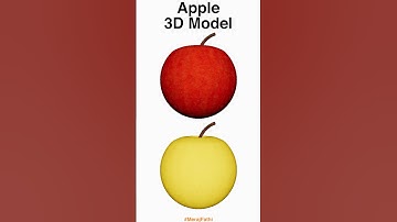 Apple 3D Model #shorts