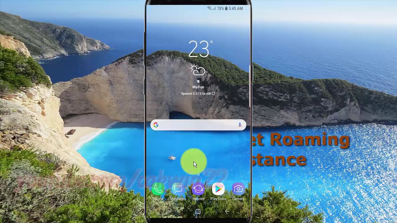 Samsung Galaxy S9 : How to set Roaming Assistance (Android Oreo) - YouTube