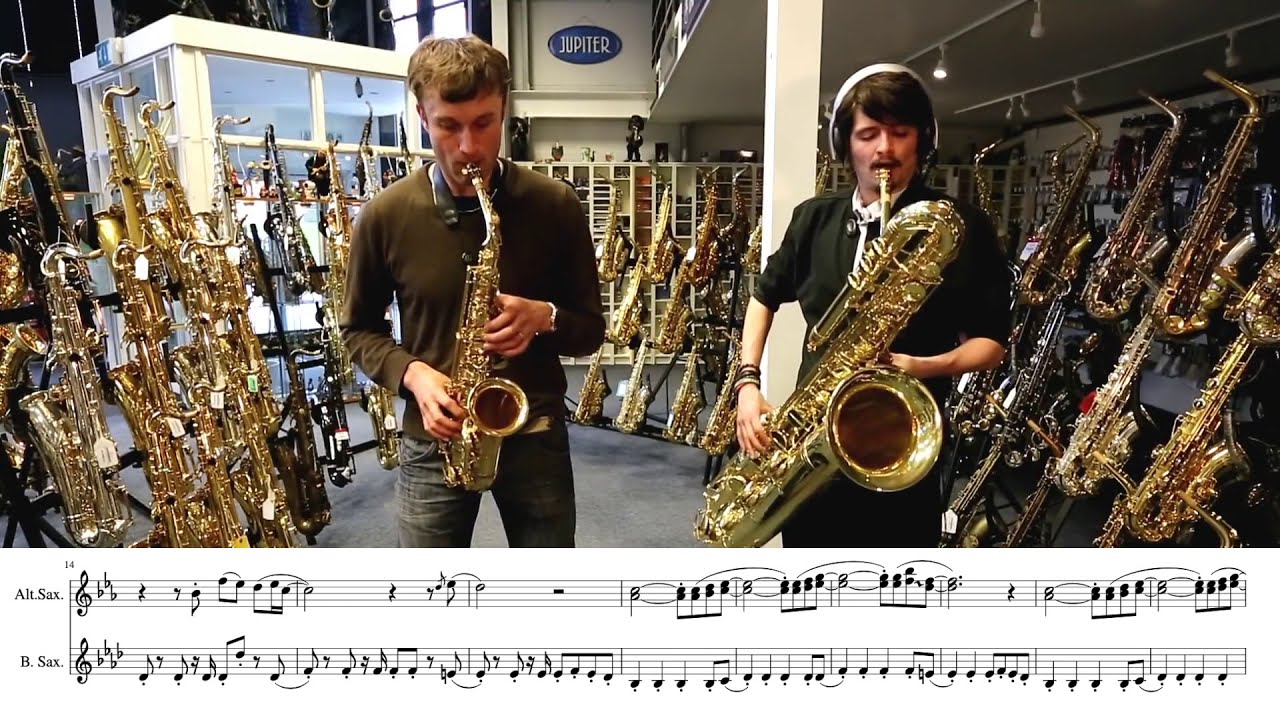 Transcription - Daft Punk: Get lucky (Sax duet)