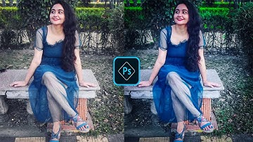 HDR Camera Raw Trick Green Tone Photo Editing Tutorial | Photoshop cc Background Colour Change