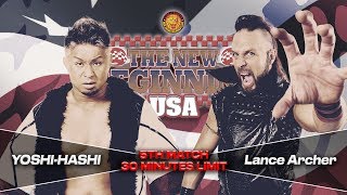 FREE MATCH YOSHI-HASHI vs Lance Archer The New Beginning USA 2020 Wealth