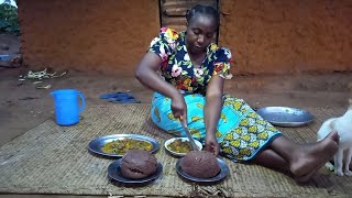 African Village Life\/\/Cooking Most Delicious Traditional Food for Dinner
