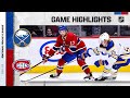 Sabres @ Canadiens 2/23 | NHL Highlights 2022