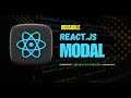 🔥 Create a Reusable Modal/popup in React JS | Step-by-Step Tutorial #reactjs 👩🏻💻