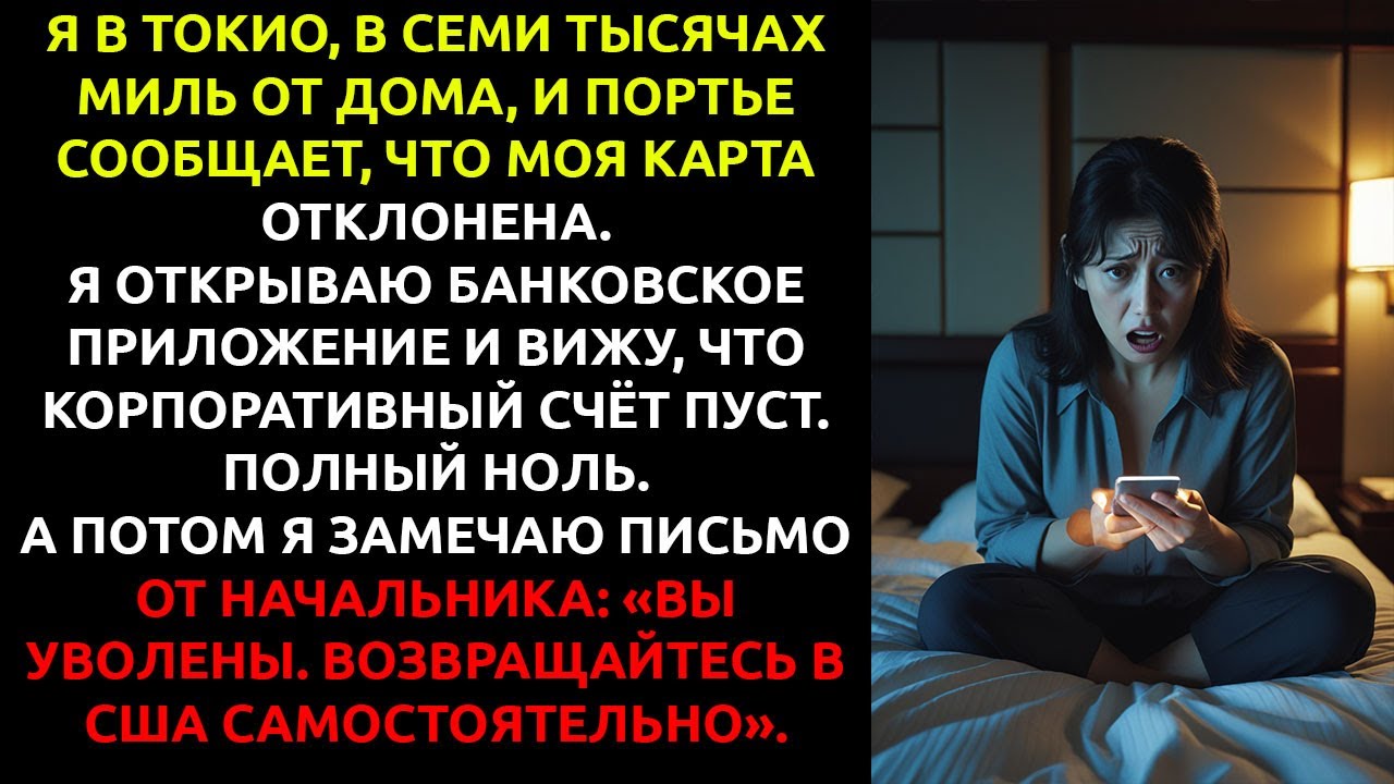 Меня уволили в другой стране и заблокировали ВСЕ карты — но босс не знал, какую ошибку совершил.