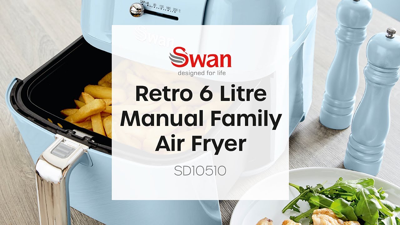 SWAN Retro SD10510CN Air Fryer - Cream