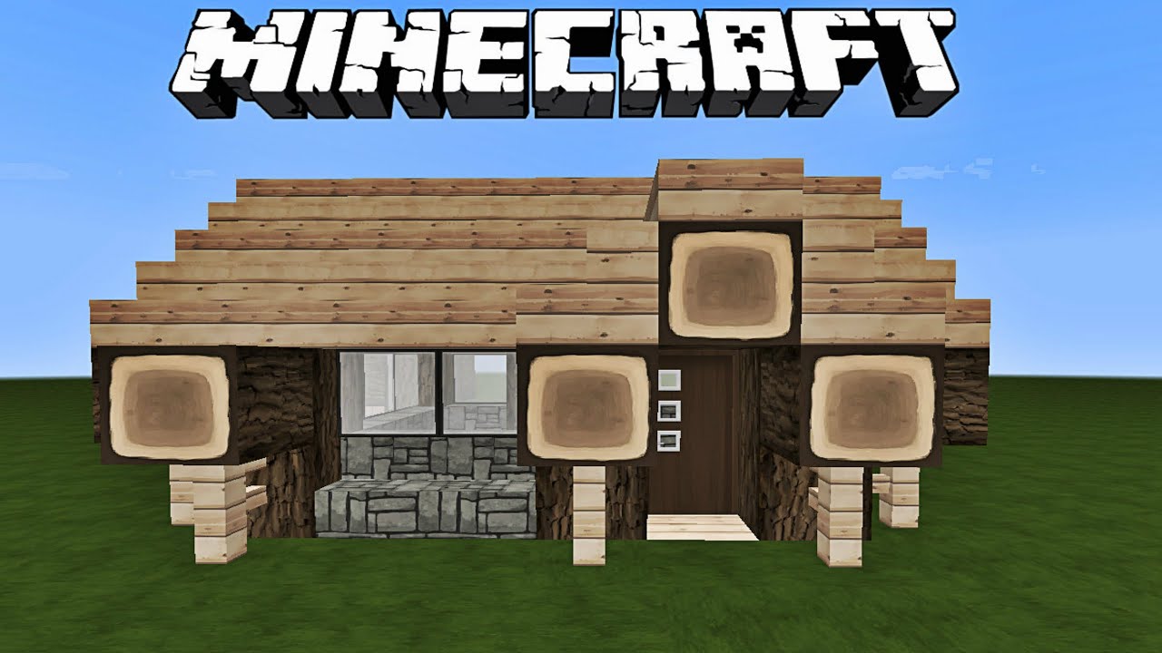 Minecraft tuto - Comment faire une belle maison en bois 