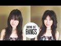 Tutorial | Styling long straight bangs / fringe