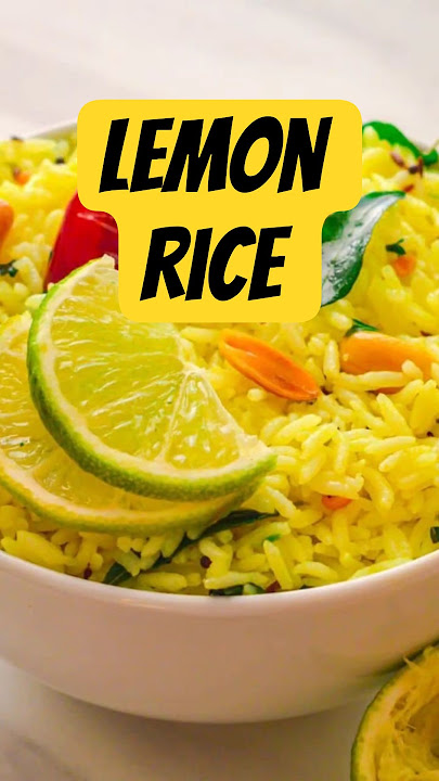 Easy Lemon Rice Recipe  #recipe   #lemonrice  #rice