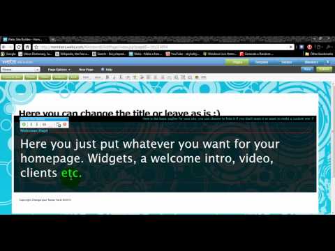 How to use Webs.com (FreeWebs)/Create a site - PART ONE