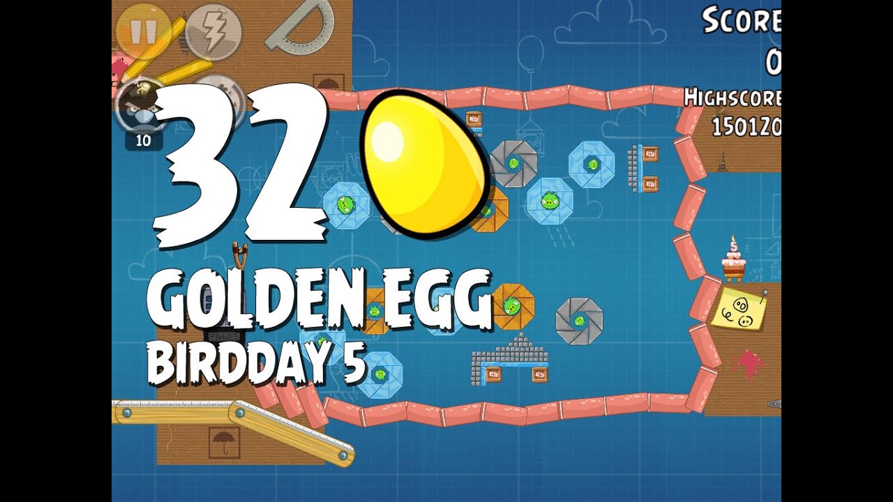 Angry Birds BirdDay Golden Egg #32 Walkthrough - YouTube