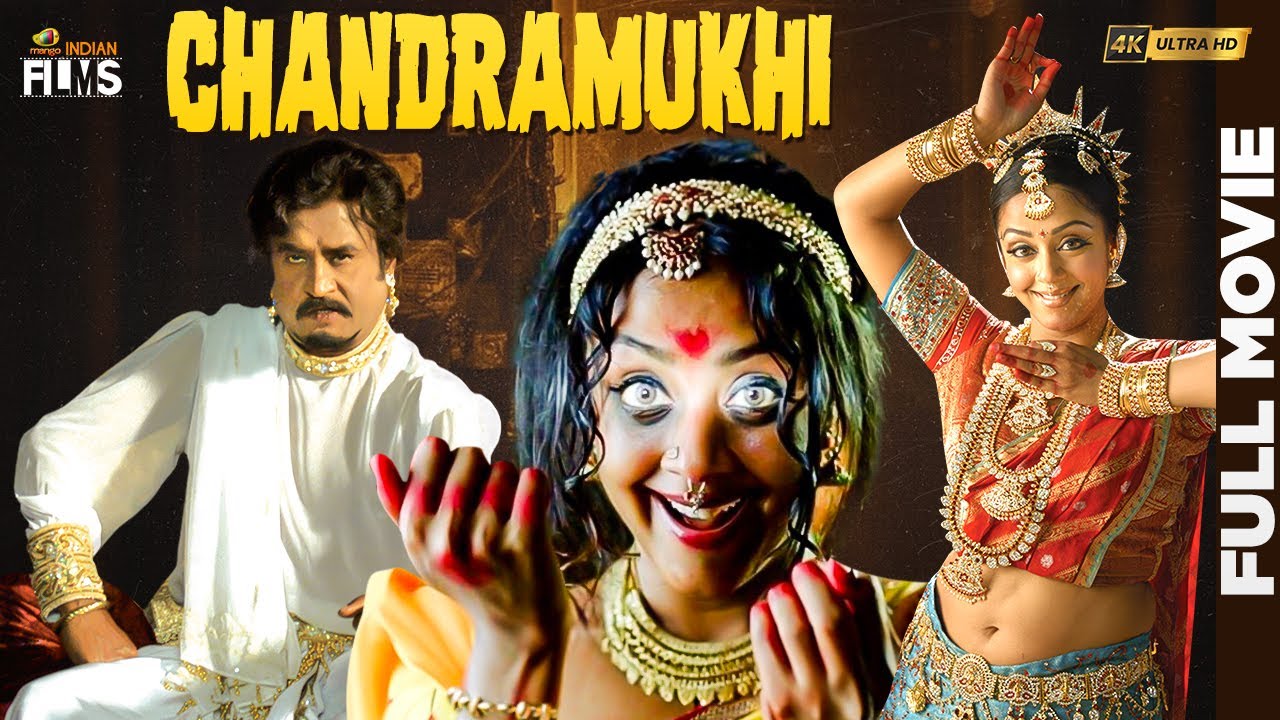 Chandramukhi Horror Full Movie 4K  Rajinikanth  Nayanthara  Jyothika  Kannada  Indian Films