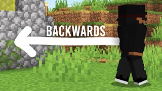 Minecraft but it's played backwards...