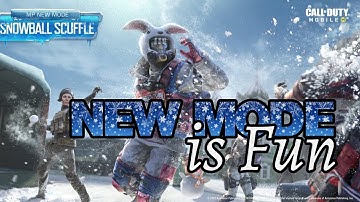 New Mode : Snowball Scuffle is Fun! ☃️❄️ Gameplay in Call of Duty Mobile | @Moonshinegg