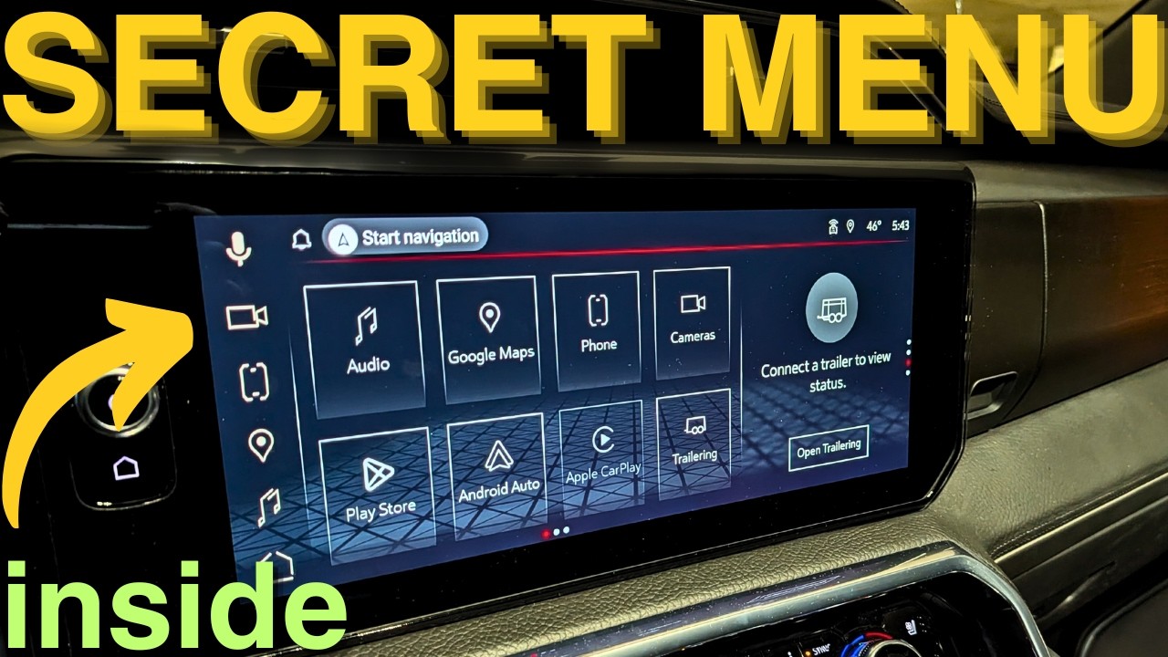 Настройки информационно-развлекательной системы и СКРЫТЫЕ ФУНКЦИИ | GMC Sierra и Chevy Silverado