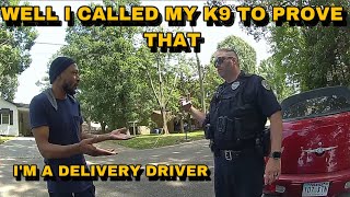 Cops Needs K9 To Prove He’s A Delivery Driver