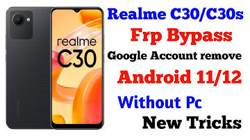 Realme C30 (RMX3581) Frp Bypass Without Pc | realme c30s google account remove | Realme c30 Unlock