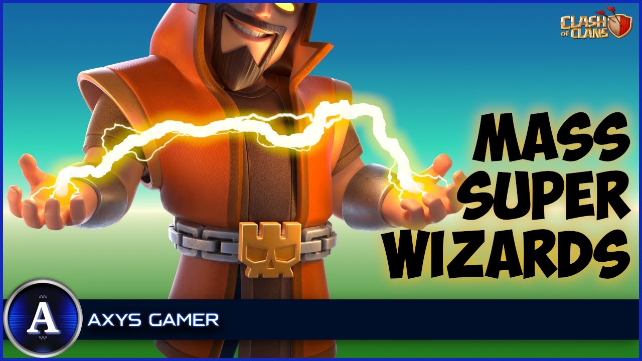 Mass Super Wizard Attack | Clash of Clans
