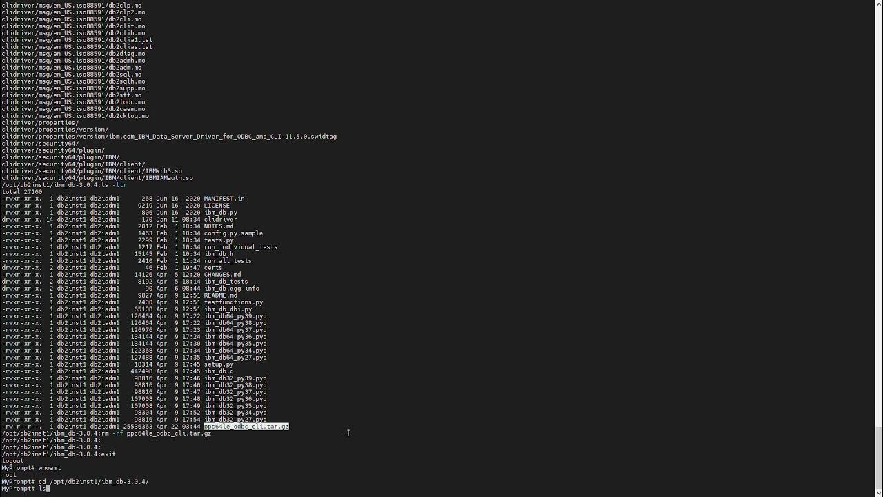 How to install ibm_db python module manually when your don't have ...