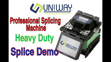 PROFESSIONAL SPLICING MACHINE || UW-85H || HEAVY DUTY || UNIWAY INFOCOM || FOR TELECOM PROJECT